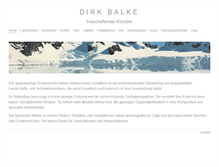 Tablet Screenshot of dirkbalke.com